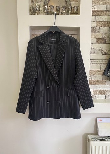 Siyah Blazer Ceket - Görsel 2