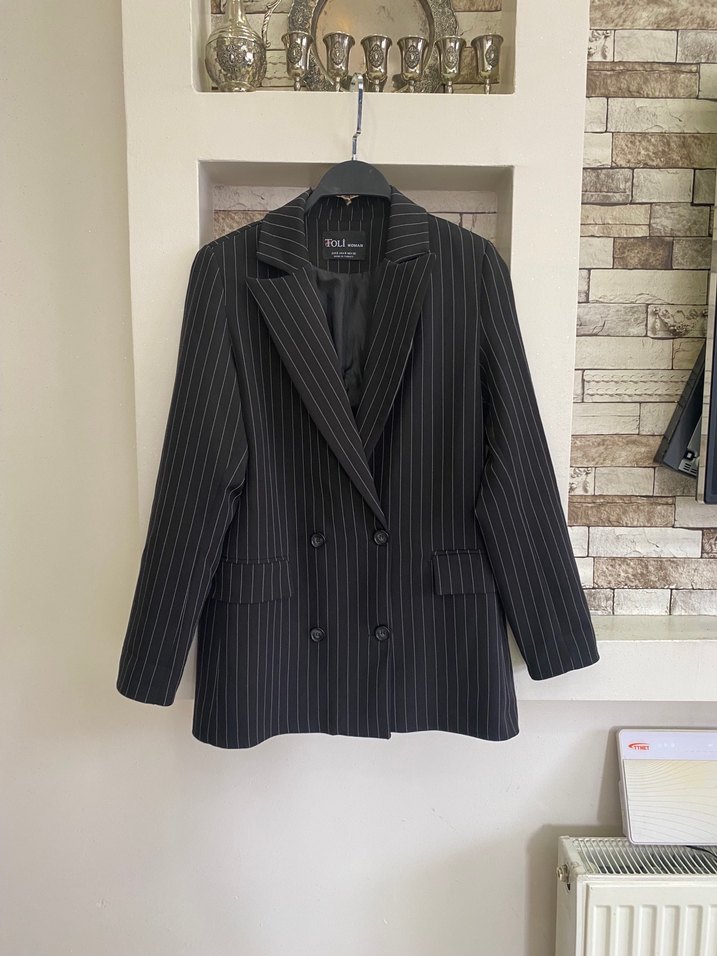 Siyah Blazer Ceket - Görsel 2