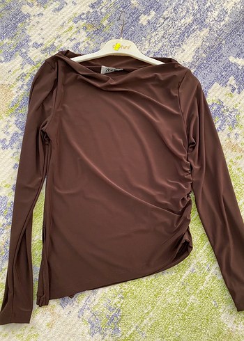 Kahverengi Bluz - Görsel 2