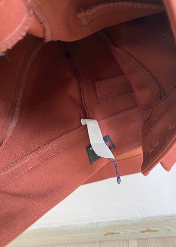 Bordo Kumaş Pantolon - Görsel 3