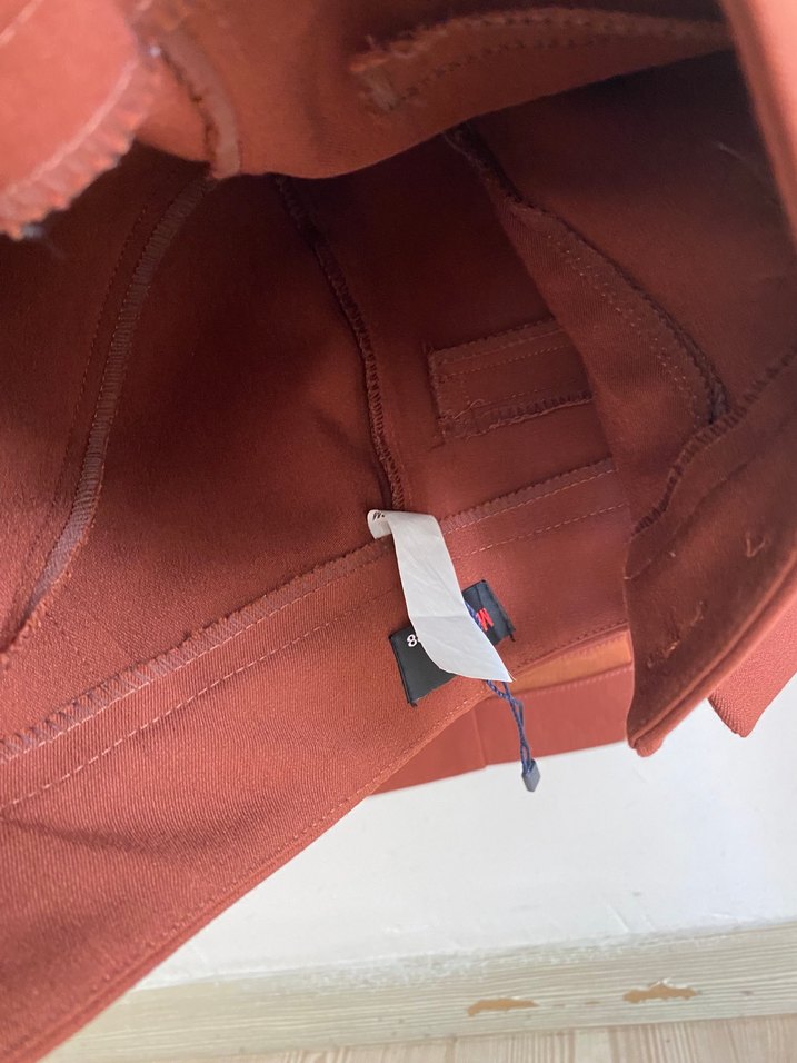 Bordo Kumaş Pantolon - Görsel 3