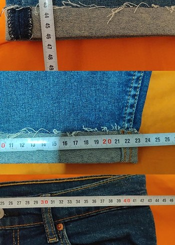 32 Beden Levi's 511 Denim Short. Ölçüler fotoğraflarda mevcut