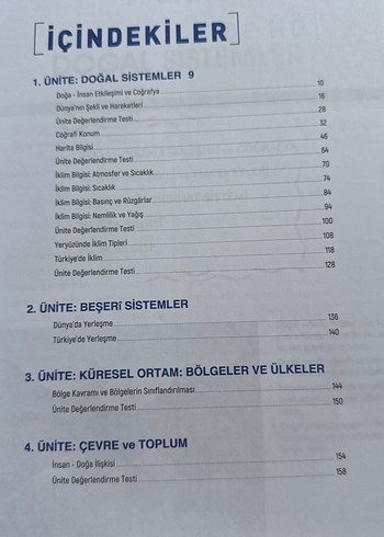 BİLFEN yayincilik 9.sinif coğrafya soru bankası - Görsel 2