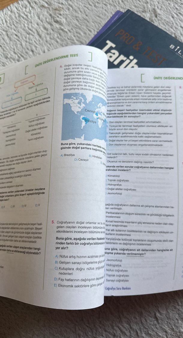 BİLFEN yayincilik 9.sinif coğrafya soru bankası - Görsel 4