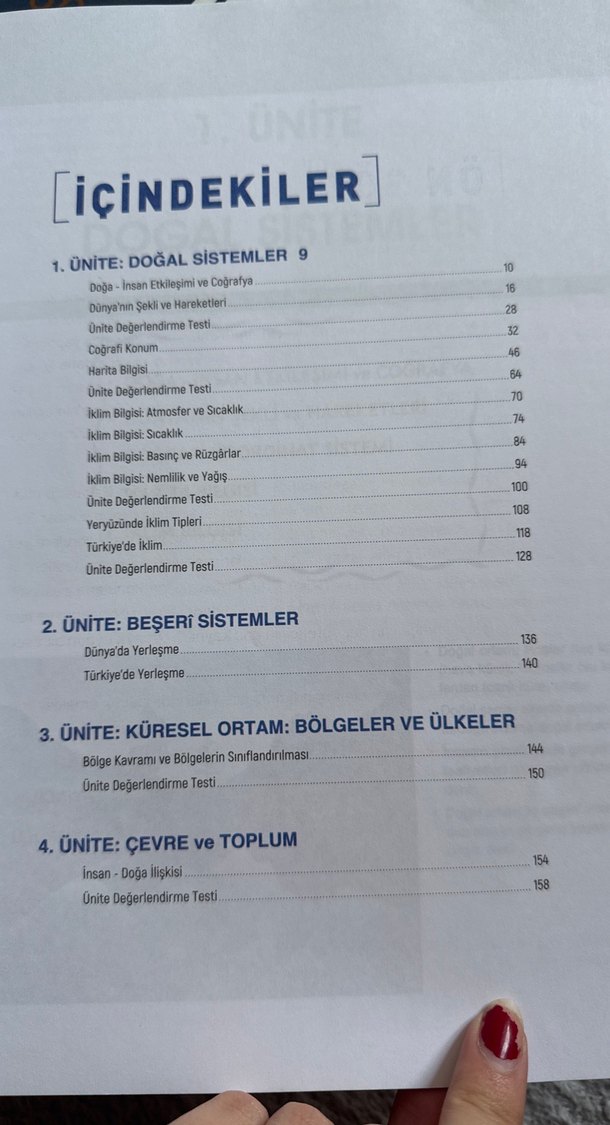 BİLFEN yayincilik 9.sinif coğrafya soru bankası - Görsel 2