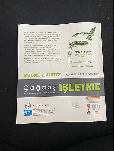  Azmi yalçın çağdaş işletme kitabı
