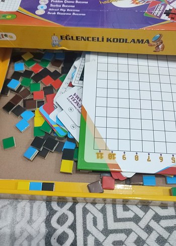 Eğlenceli Kodlama Eğitim Oyuncağı Mor - Görsel 2