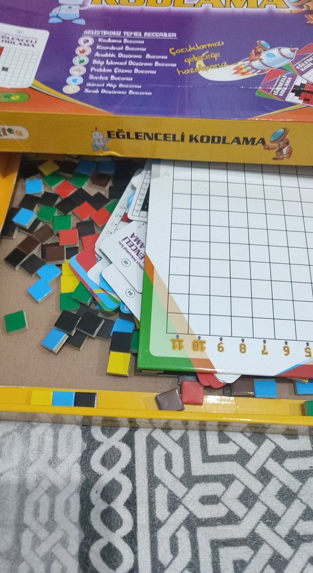 Eğlenceli Kodlama Eğitim Oyuncağı Mor - Görsel 2