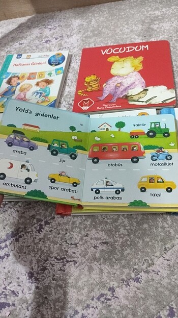  Beden Renk Sert kapaklı bebek kitapları 