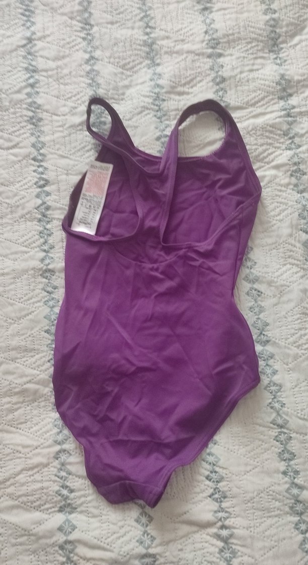 Mor Kolsuz Kız Çocuk Mayo - Görsel 2