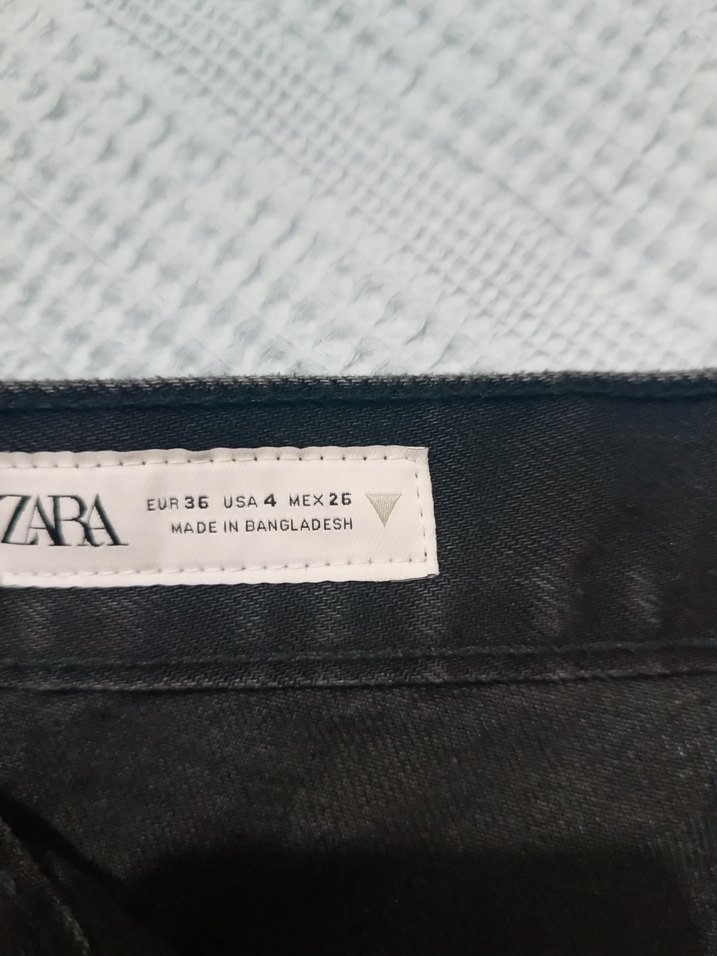 Kadın Siyah Regular Fit Midi Kot Pantolon - Görsel 2