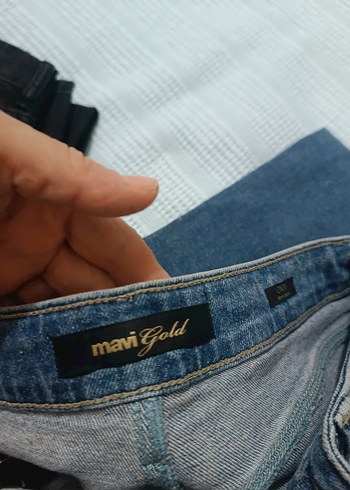 Kadın Mavi Denim Regular Fit Jean - Görsel 2