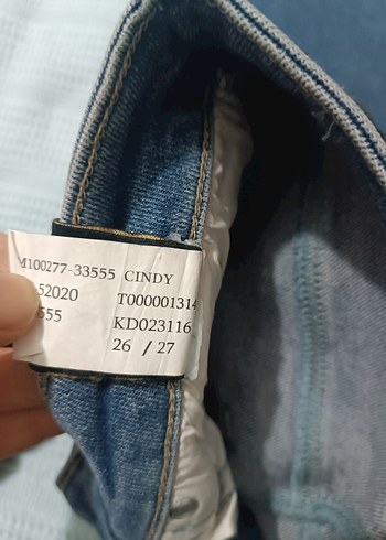 Kadın Mavi Denim Regular Fit Jean - Görsel 4
