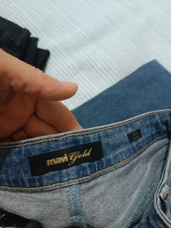 Kadın Mavi Denim Regular Fit Jean - Görsel 2
