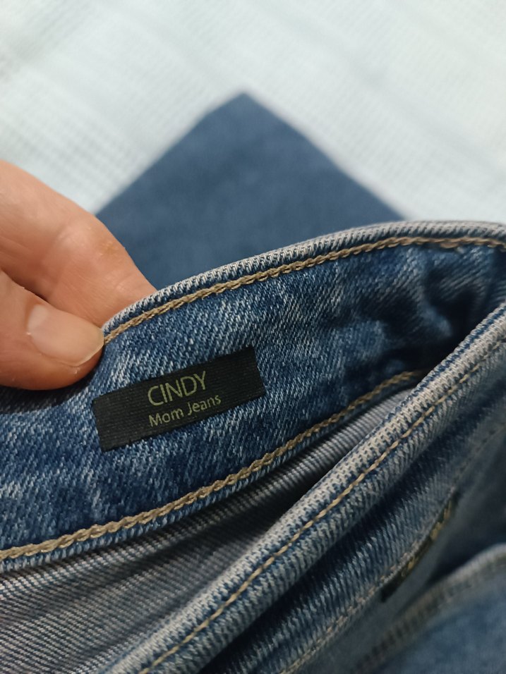 Kadın Mavi Denim Regular Fit Jean - Görsel 3