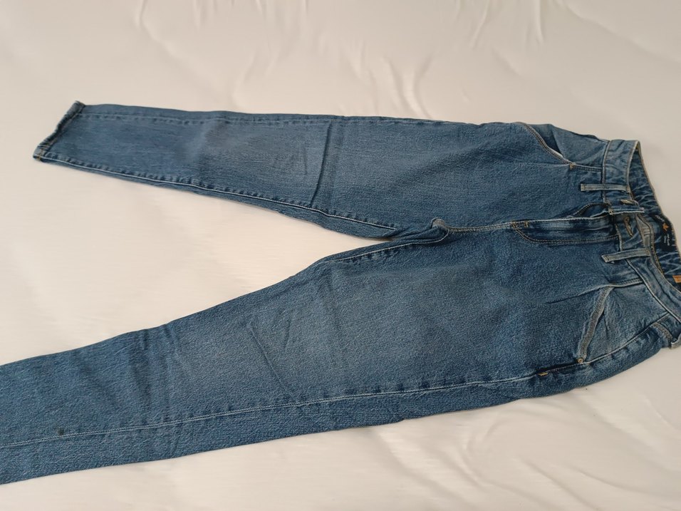 Mavi Parlak Denim Kadın Jean Pantolon - Görsel 5