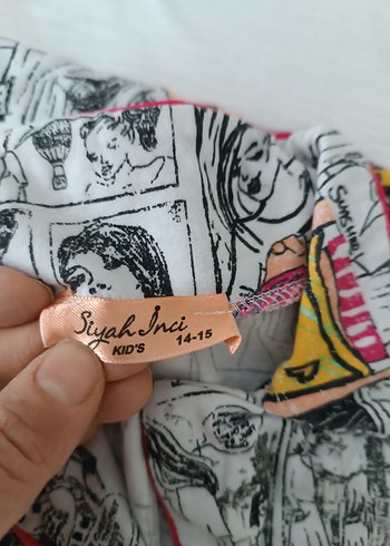 Renkli Baskılı V Yaka Kadın Gömlek - Görsel 2