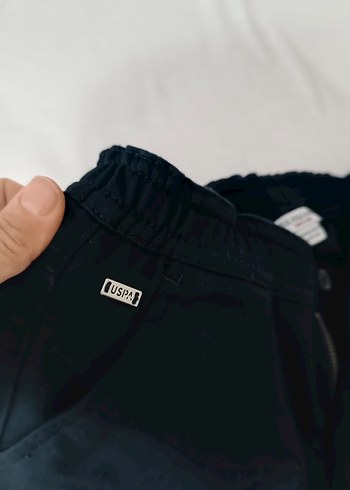 Siyah Erkek Bel Çantası Velcro Kapamalı - Görsel 4