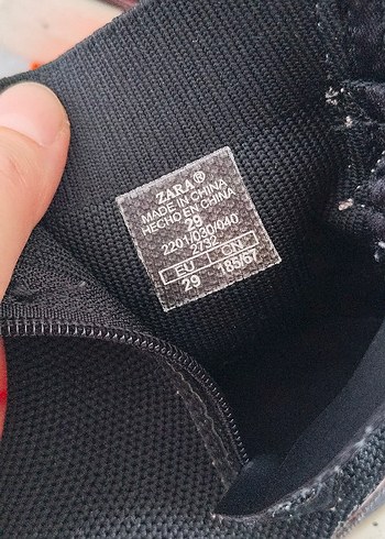 Kız Çocuk Siyah Lastik  Velcro - Görsel 4