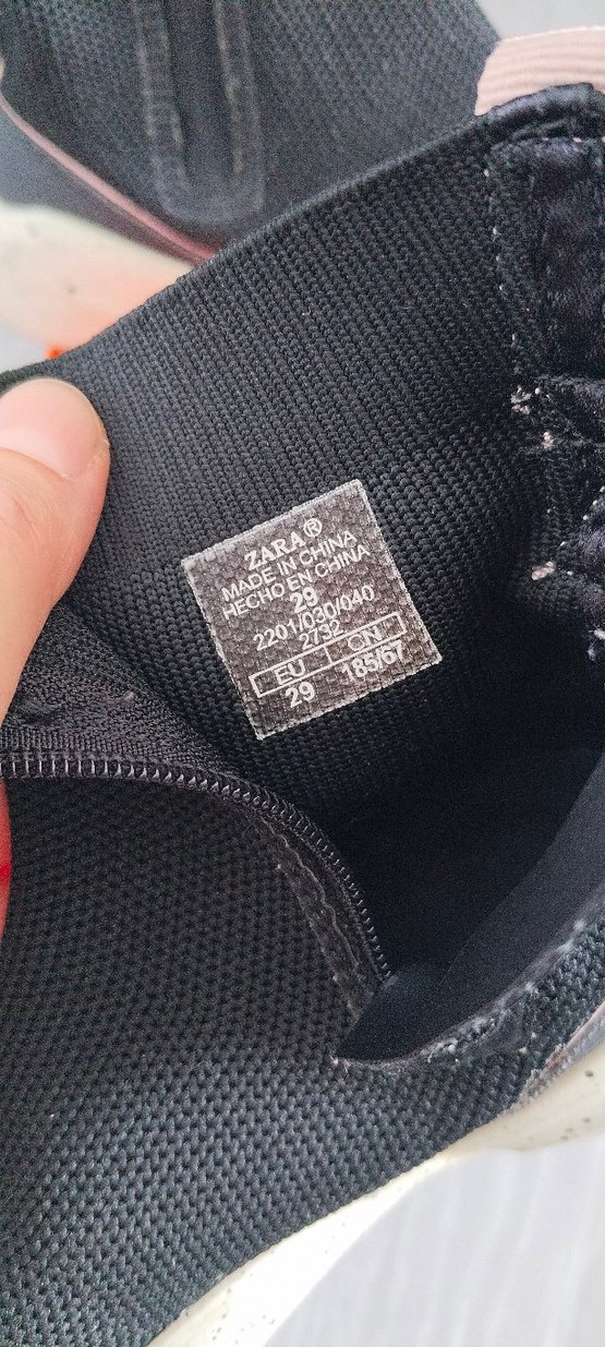 Kız Çocuk Siyah Lastik  Velcro - Görsel 4