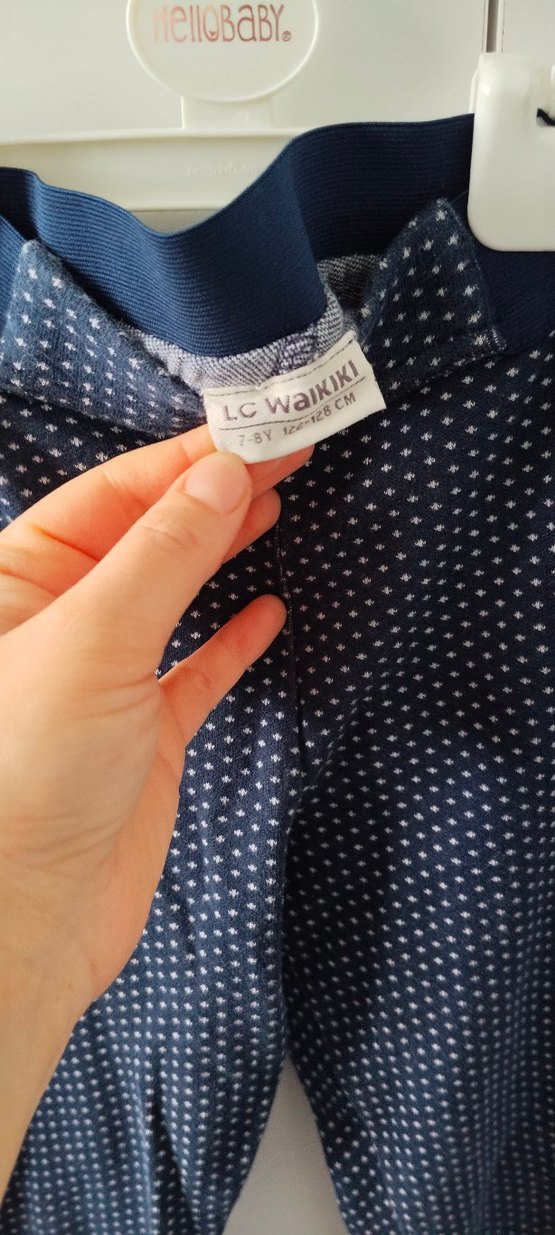 Fermuarlı Puantiyeli Kadın Denim Pantolon - Görsel 3