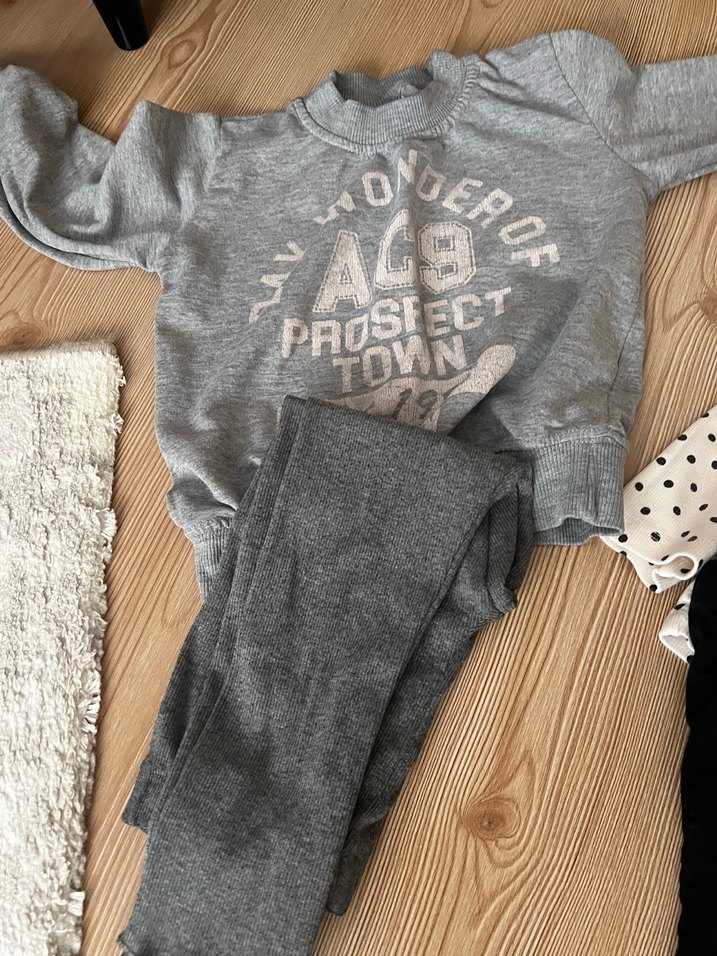 Bordo Pamuklu Rahat Kız Eşofman Takımı - Görsel 4