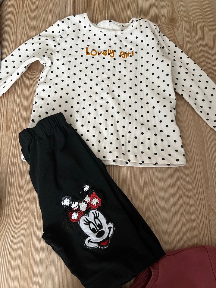 Bordo Pamuklu Rahat Kız Eşofman Takımı - Görsel 2