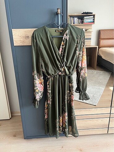 sifon kisa elbise