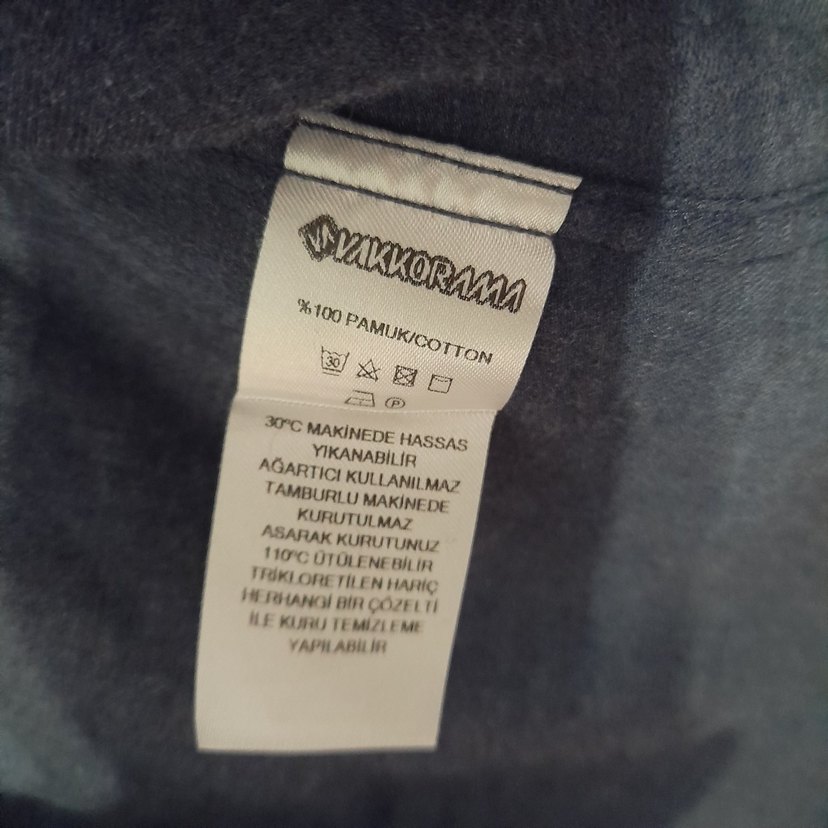 vakkorama Gri  Erkek Gömlek Uzun Kollu - Görsel 3