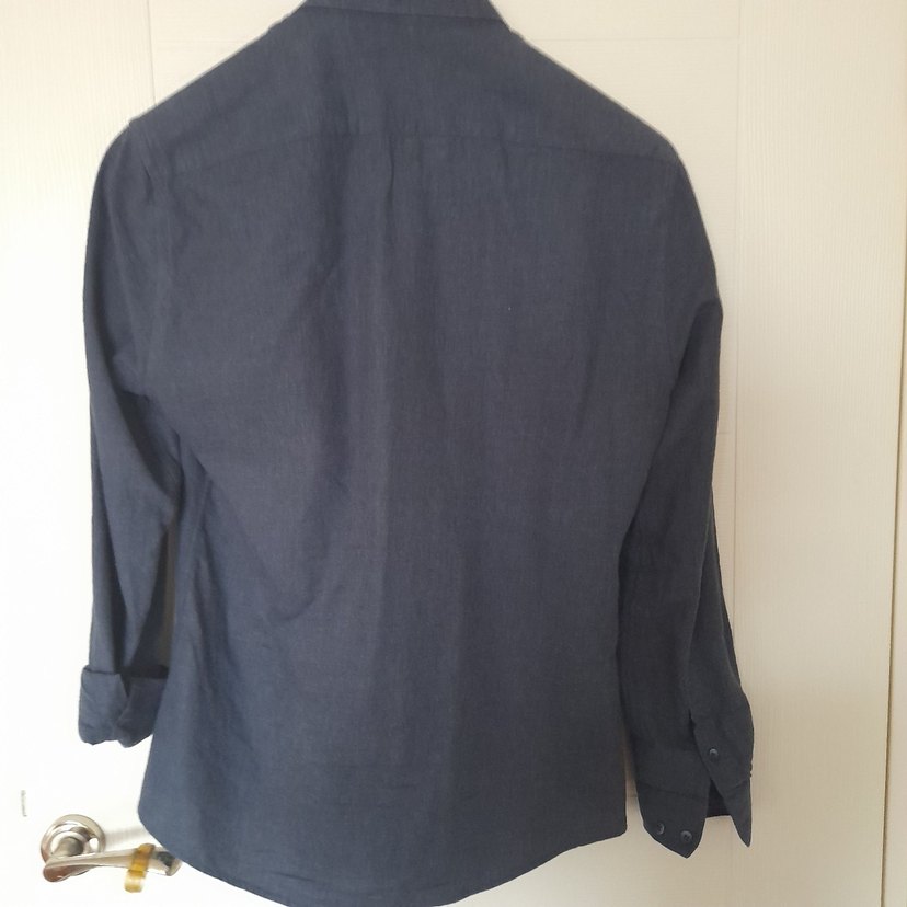 vakkorama Gri  Erkek Gömlek Uzun Kollu - Görsel 4