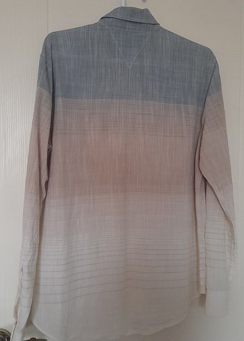 Düğmeli Uzun Kollu Erkek Gömlek - Görsel 3