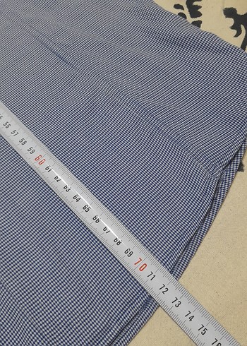 Gri Erkek Denim Gömlek, Düğmeli, Uzun Kollu - Görsel 6