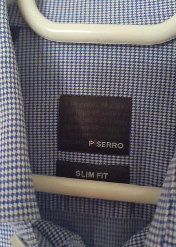 Gri Erkek Denim Gömlek, Düğmeli, Uzun Kollu - Görsel 3