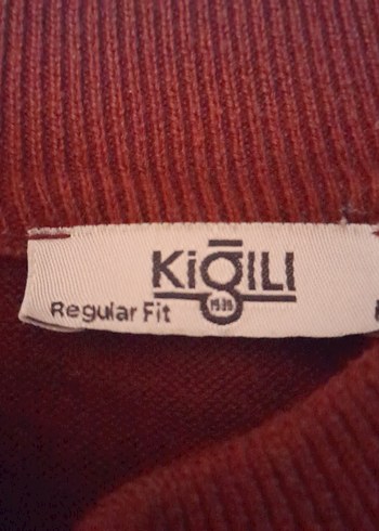 Bordo Kiğılı marka erkekYün Kazak, Bisiklet Yaka - Görsel 3