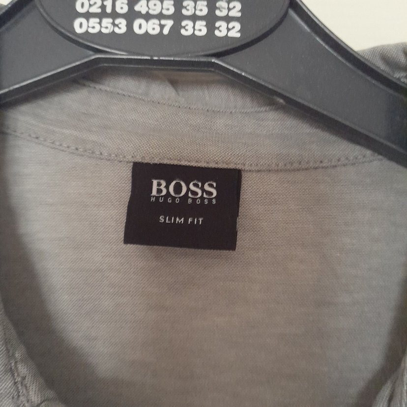 Gri Kısa Kollu Düğmeli Erkek Polo Tişört - Görsel 3