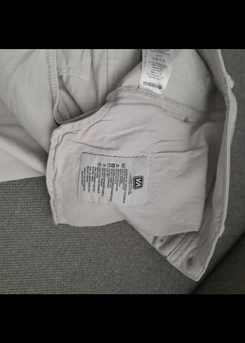 çok açık mavi erkek Pamuk Kumaş Pantolon - Görsel 5