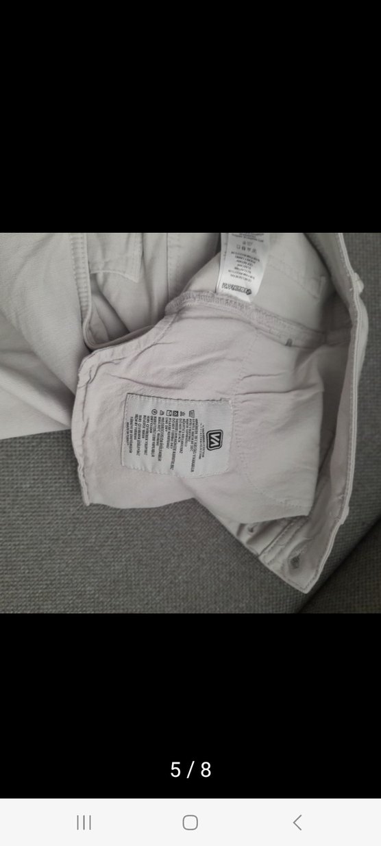 çok açık mavi erkek Pamuk Kumaş Pantolon - Görsel 5