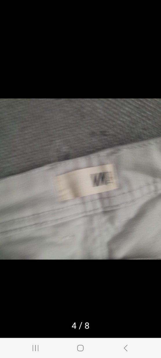 çok açık mavi erkek Pamuk Kumaş Pantolon - Görsel 4