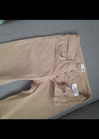 wakkoromaBej erkek Pamuk Kumaş Pantolon - Görsel 3