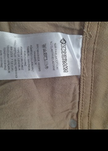 wakkoromaBej erkek Pamuk Kumaş Pantolon - Görsel 5