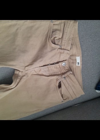 wakkoromaBej erkek Pamuk Kumaş Pantolon - Görsel 2