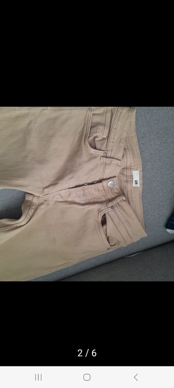 wakkoromaBej erkek Pamuk Kumaş Pantolon - Görsel 2