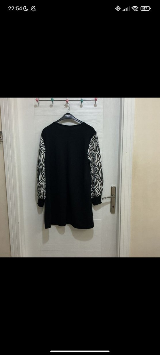 Zebra Desenli Uzun Kollu Tunik - Görsel 2