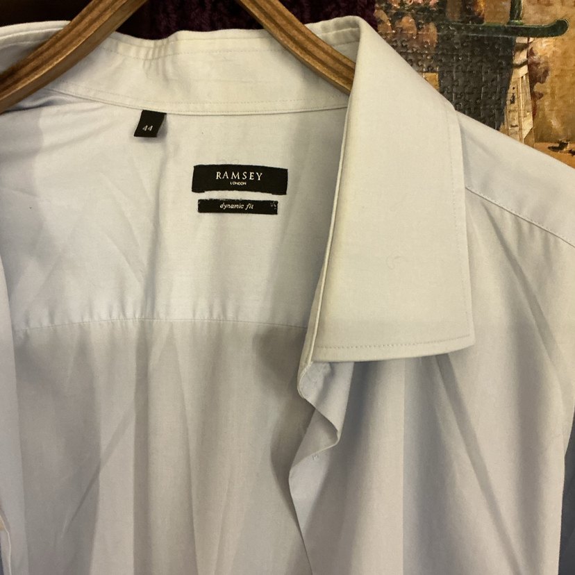 Erkek Açık Mavi Uzun Kollu Gömlek - Görsel 2