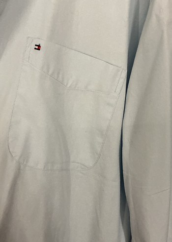 tommy hilfiger açık mavi gömlek - Görsel 2