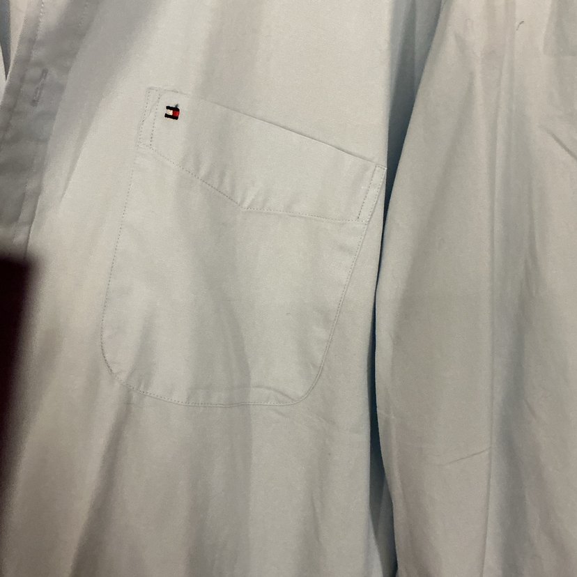 tommy hilfiger açık mavi gömlek - Görsel 2
