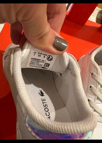 Lacoste Beyaz Minimalist Kadın Spor Ayakkabı - Görsel 6