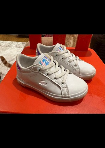 24 Beden beyaz Renk Lacoste Beyaz Minimalist Kadın Spor Ayakkabı