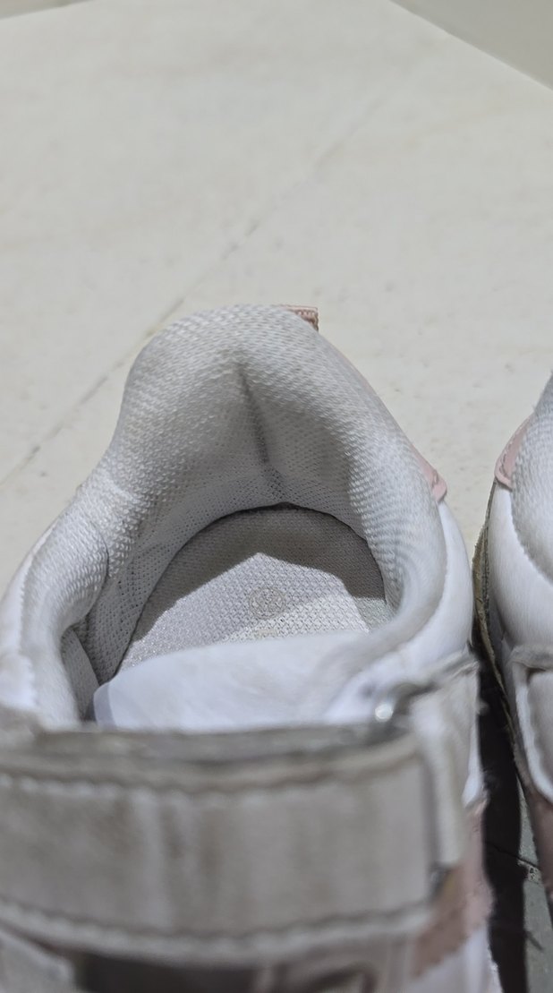 Kız Çocuk Beyaz Gri Cırtlı Spor Ayakkabı - Görsel 2