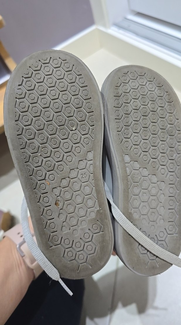 Kız Çocuk Gri Bağcıklı Spor Ayakkabı  hakiki deri ortopedik - Görsel 3